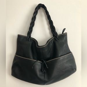 Plinio Visona XL hobo leather handbag